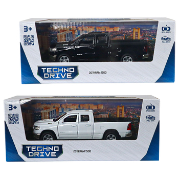 Автомодель TechnoDrive RAM 1500 2019, 1 шт. в ассортименте (250385W) - Pampik - 12
