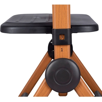 Приставная кроватка и стульчик для кормления FreeON Nest & Feed 2 в 1, серый (84959) - Pampik - 4