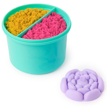 Набор песка для творчества Kinetic Sand Сказочные цветы, 2 цвета, 227 г (71677) - Pampik - 4