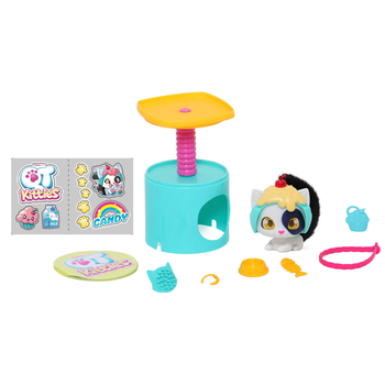 Ігровий набір QT Kitties Кошеня Кенді (450001-2) - Pampik - 3