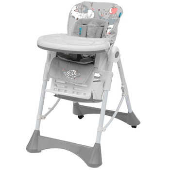 Стульчик для кормления Baby Design Pepe New 07 Gray (292170) - Pampik