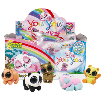 Коллекционная фигурка-сюрприз #sbabam You You Милые панды, 12 шт. (49/CN23-CDU) - Pampik