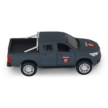 Автомодель TechnoDrive Шевроны Героев Toyota Hilux ОШБр НПУ Лють (KM6118F) - Pampik - 6