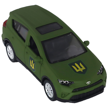 Автомодель TechnoDrive Шевроны Героев Toyota RAV4 Сухопутные войска ВСУ (KM6198M2) - Pampik - 2