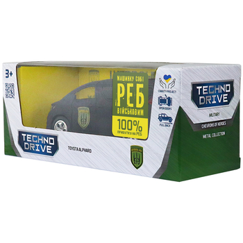 Автомодель TechnoDrive Шевроны Героев Toyota Alphard УДА (KM6011UD) - Pampik - 13