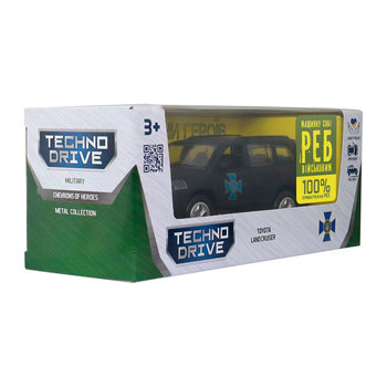 Автомодель TechnoDrive Шевроны Героев Toyota Land Cruiser ЦСО Альфа (KM6010SA) - Pampik - 13