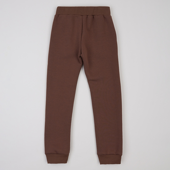 Спортивний костюм на флісі Garnamama Basic Hoodie soft принт 122 Коричневый (1035095.1397876) - Pampik - 8