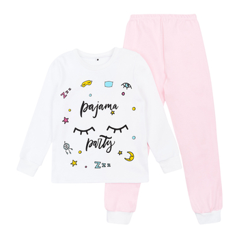 Піжама, що світиться Garnamama Neon PG 164 Білий Рожевий (704726.5084124) - Pampik