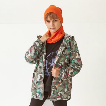 Шапка Garnamama Lasting hat Ластик 51-54 Помаранчевий (940027.1297171) - Pampik - 2