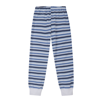 Штаны домашние Garnamama Neon pants, р.158, синий с серым (1030821.13334613) - Pampik