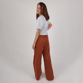 Штани-палаццо Garnamama Lasting palazzo pants summer 146 Коричневий (996940.1353391) - Pampik - 3