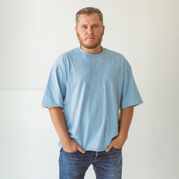 Футболка Garnamama Basic t-shirt муж XL муж Голубой (871891.1055274) - Pampik - 4