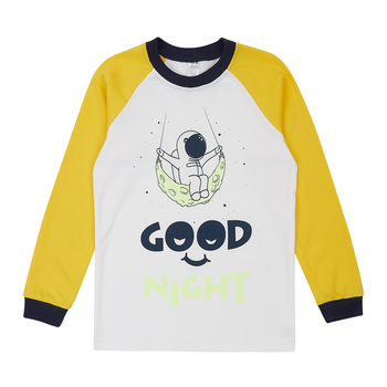 Лонгслів Garnamama Neon LS 104 Желтый Белый (1025117.1333667) - Pampik