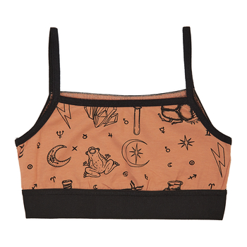 Ліф Garnamama Татоо Crop Tops 158-164 Коричневий (1037819.1402721) - Pampik - 2