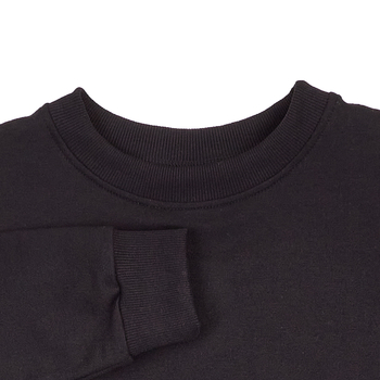 Світшот Garnamama Basic Sweatshirt 2-х нитка 146 Чорний (1021901.1386413) - Pampik - 4