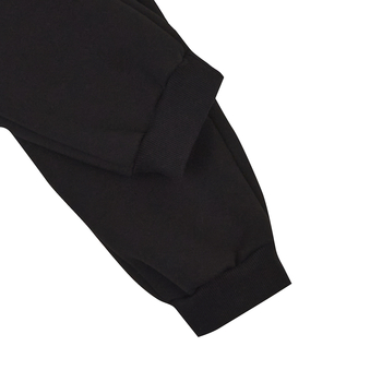 Спортивний костюм на флісі Garnamama Basic Hoodie soft принт 128 Чорний (1033195.1397872) - Pampik - 8