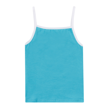 Майка Garnamama Basic vests girl 122-128 Голубой (882264.1093345) - Pampik - 2