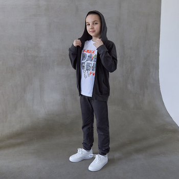 Спортивна кофта Garnamama Basic Jacket, р.164, сірий (1009191.1179258) - Pampik - 8