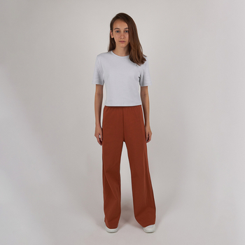 Брюки-палаццо Garnamama Lasting palazzo pants summer 152 Коричневый (996941.1353391) - Pampik