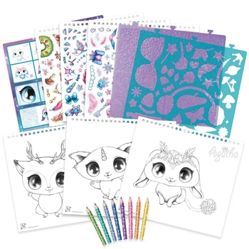 Набор для творчества Nebulous Stars Скетчбук Звездные друзья (11141) - Pampik - 2