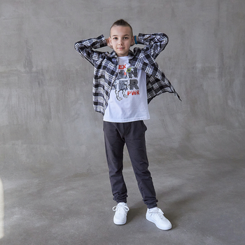 Спортивні штани Garnamama Basic, р.164, сірий (1012445.4851122) - Pampik - 6