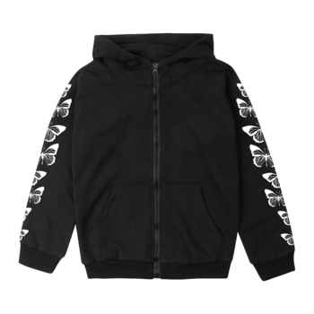 Спортивний костюм Garnamama Sweatsuit Jacket+Pants Butterflies 158 Чорний (986409.1344711) - Pampik - 3