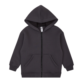 Спортивна кофта Garnamama Oversize sport zip на блискавці з капюшоном 146-152 Сірий (1043383.1408204) - Pampik - 8