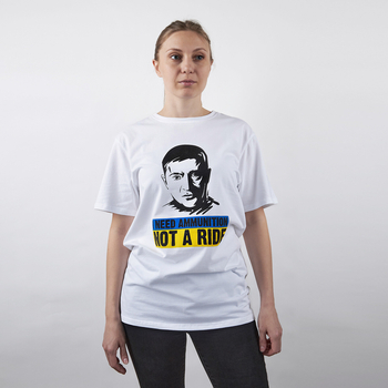 Футболка Garnamama Ukraine t-shirt жен M Белый (868415.1225077) - Pampik - 4