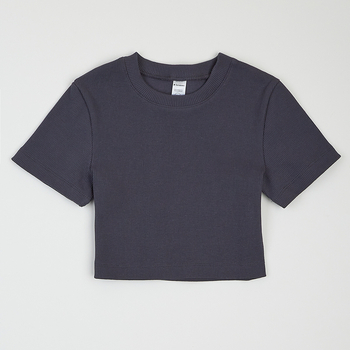 Кроп-топ Garnamama Lasting crop t-shirt 122-128 Серый (997400.13533610) - Pampik