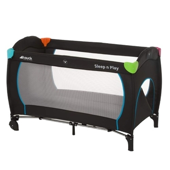 Дитяче ліжечко-манеж Hauck Sleep N Play Go Plus Multicolor black (60070-2) - Pampik