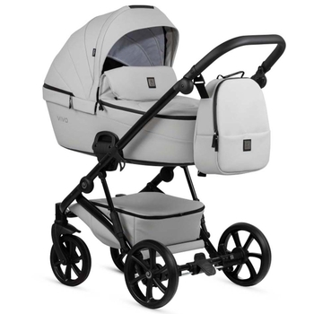 Универсальная коляска 2 в 1 Tutis Viva 5+ Essential Leather Cloud (1452085) - Pampik - 2