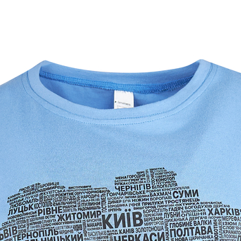 Футболка Garnamama Ukraine t-shirt жін L Голубой (917697.12299239) - Pampik - 3