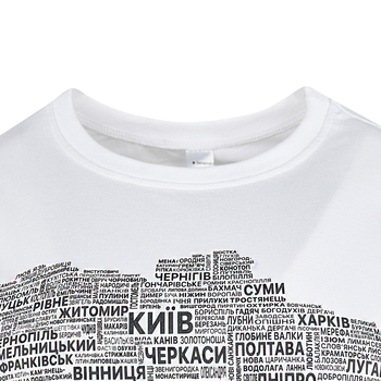 Футболка Garnamama Ukraine t-shirt жін S Белый (917694.12299237) - Pampik - 3
