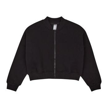 Бомбер утеплення Garnamama Oversize sport zip на блискавці 170-176 Чорний (1041686.1407301) - Pampik