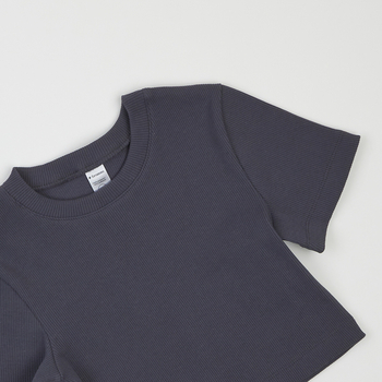 Кроп-топ Garnamama Lasting crop t-shirt 122-128 Серый (997400.13533610) - Pampik - 3