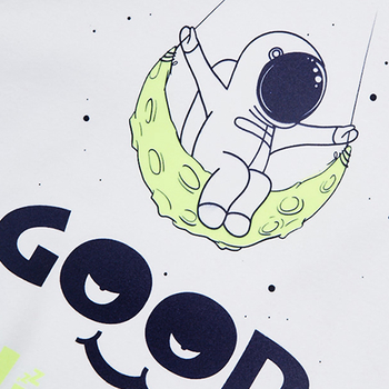 Піжама, що світиться Garnamama Neon PG 122 Білий Жовтий Синий (798770.5084119) - Pampik - 4