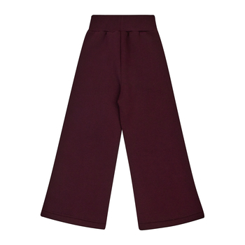 Спортивні штани на флісі Garnamama Oversize sport прямі 122 Бордовий (1042887.1407267) - Pampik - 4