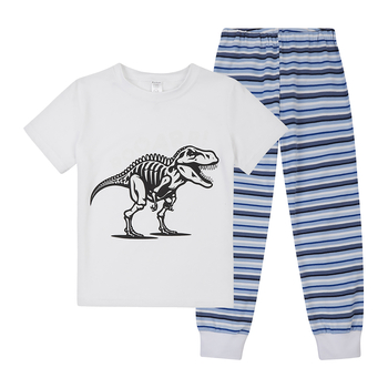 Піжама, що світиться Garnamama Neon PG short 158 Синий (1031639.12249025) - Pampik