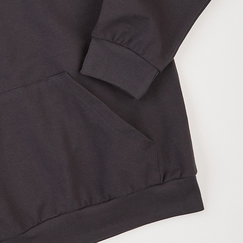 Худі Garnamama Basic Hoodie 2-х нитка 128 Сірий (1051922.11408816) - Pampik - 5