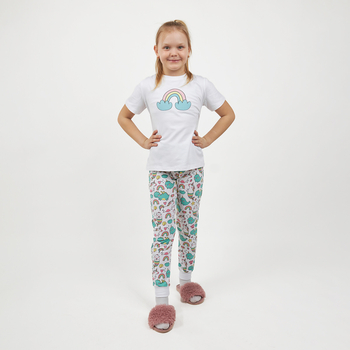 Піжама Garnamama Unicorn 2.0 PG new 122 Белый (902538.1255803) - Pampik - 7