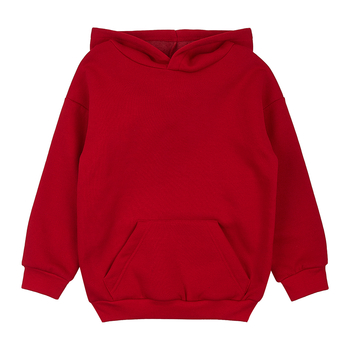 Худі на флісі Garnamama Basic Hoodie soft 170 Красный (1034944.1235337) - Pampik