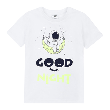 Футболка Garnamama Neon t-shirt, р.134, білий (978335.1333934) - Pampik