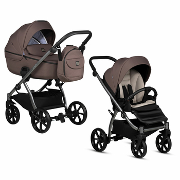 Универсальная коляска 2 в 1 Tutis UNO 5+ Essential collection Cocoa - Pampik