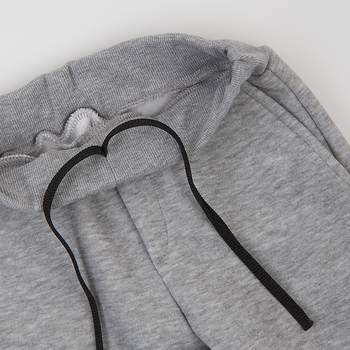 Спортивний костюм на флісі Garnamama Basic Hoodie soft 134 Сірий (1032661.1397591) - Pampik - 6