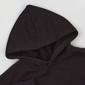 Спортивний костюм на флісі Garnamama Basic Hoodie soft принт 128 Чорний (1033195.1397872) - Pampik - 4