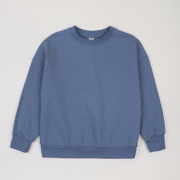 Світшот Garnamama Basic Sweatshirt 2-х нитка 128 Голубой (1016678.1303607) - Pampik
