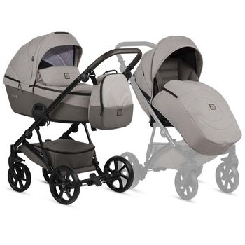 Универсальная коляска 2 в 1 Tutis Viva 5+ Essential Warm Grey (1452068) - Pampik