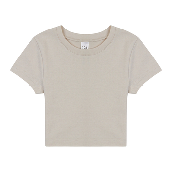 Кроп-топ Garnamama Lasting crop t-shirt 122-128 Бежевый (1040856.1406624) - Pampik