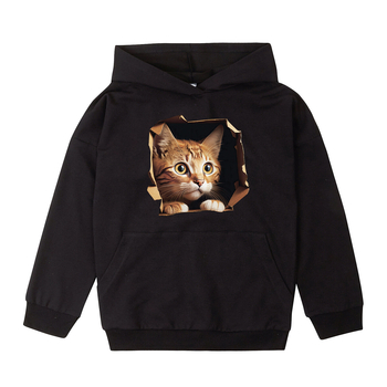 Худі Garnamama Animal Hoodie 128 Чорний (982689.1339502) - Pampik