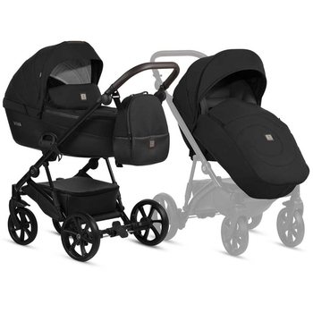 Универсальная коляска 2 в 1 Tutis Viva 5+ Essential Caviar (1452070) - Pampik